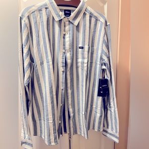 Linen Long sleeve bottom up casual shirt NWTs